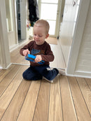 Legetøjsbiler - Blå Charterbus - 1 stk - 16 cm.