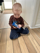 Legetøjsbiler - Blå Charterbus - 1 stk - 16 cm.