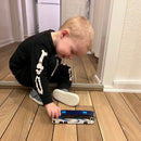 Legetøjsbiler - Hvid Charterbus - 1 stk - 16 cm.