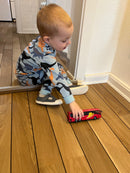 Legetøjsbiler - Busser - Sæt m 3 stk - 16 cm.