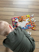 Puslespil i Pap fra Larsen - Dinosaurer - 85 brikker.