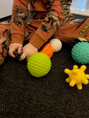 Infantino Babylegetøj - Babybolde 6 stk - med forskellige mønstre - Fra 6mdr+