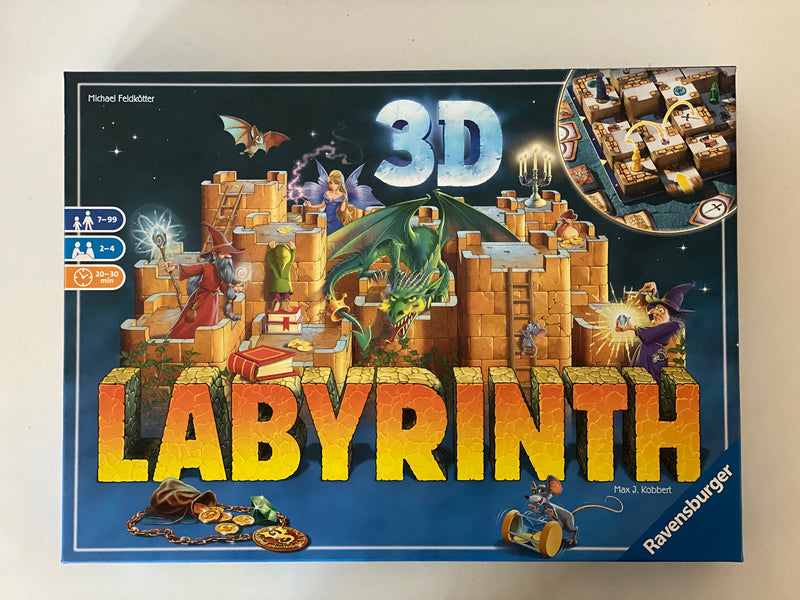Labyrinth - 3D Labyrinth spillet - Ravensburger - Fra 7 år.