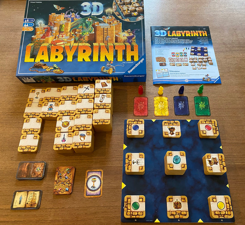 Labyrinth - 3D Labyrinth spillet - Ravensburger - Fra 7 år.