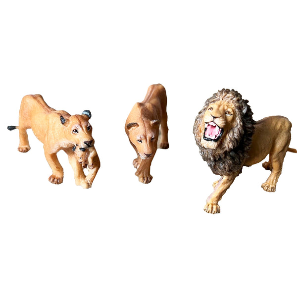 Dyr - Løvefamilie fra Papo - 3 stk.