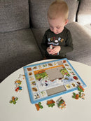 Puslespil i pap - På Marken - 48 brikker