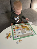 Puslespil i pap - Ved Stranden -48 brik.