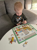 Puslespil i Pap fra Larsen - Natur - Sæt med 4 stk.