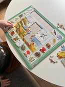 Puslespil i Pap fra Larsen - Natur - Sæt med 4 stk.