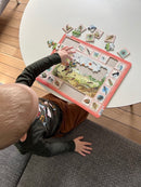 Puslespil i Pap fra Larsen - Natur - Sæt med 4 stk.