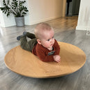 Wobbel 360 Rundt Vippebræt med filt - Lysegrå - fra 2 år.