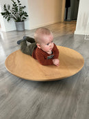 Wobbel 360 Rundt Vippebræt med filt - Lysegrå - fra 2 år.